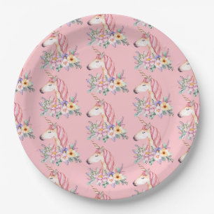 Unicorn Paper Plate