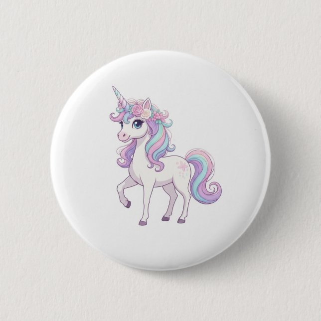 Unicorn Party Button (Front)