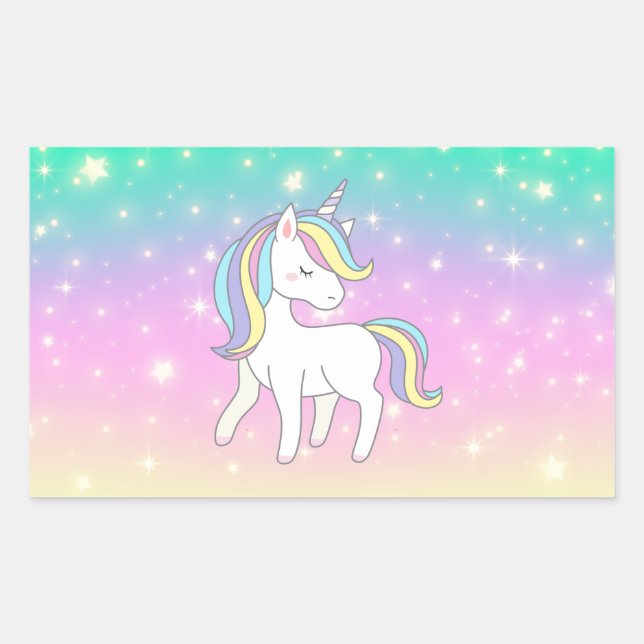 Unicorn Party Collection! Sticker (Front)