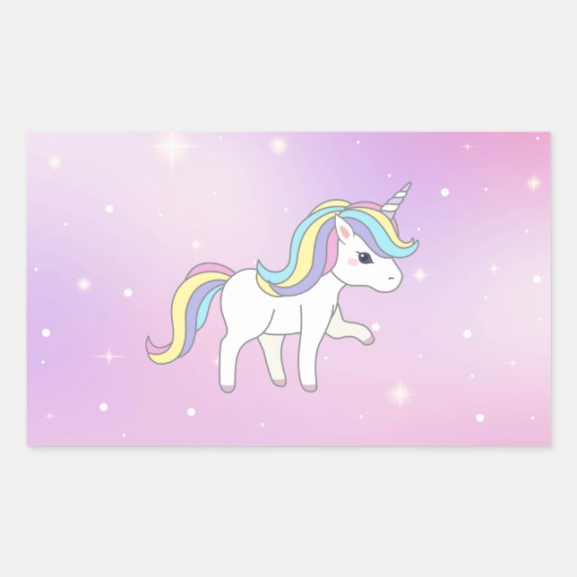 Unicorn Party Collection! Sticker (Front)