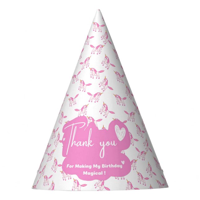 Unicorn Party Hat (Front)