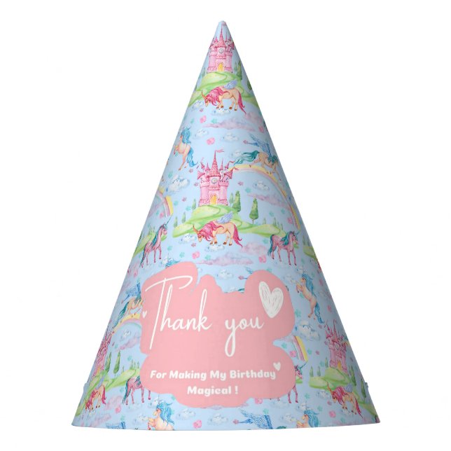 Unicorn Party Hat (Front)