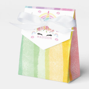 Unicorn Party Personalized Favor Box