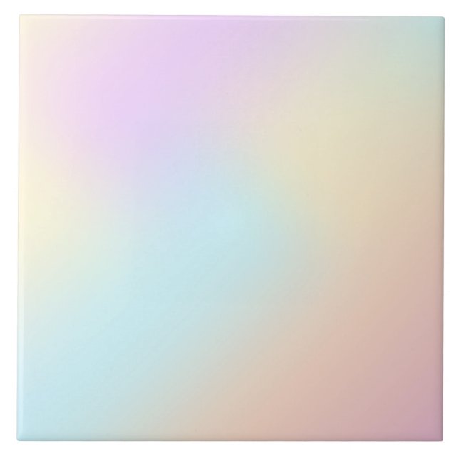 Unicorn pastel blend matching white pastel stripe tile (Front)