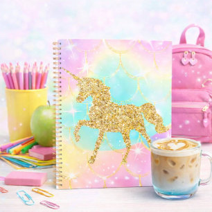 unicorn pastel colours planner