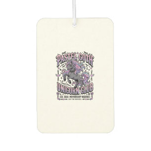Unicorn Pastel Goth Unicorn Club Commercial Sticke Air Freshener