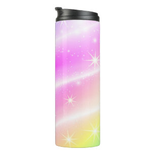 Unicorn Pastel Rainbow Colour   Thermal Tumbler