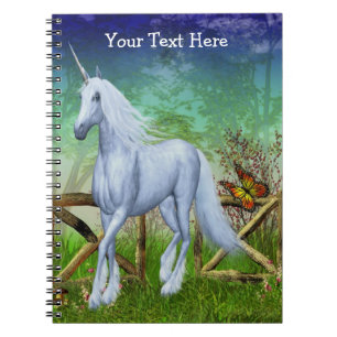 Unicorn Pasture Gate Imaginaire Carnet à cheval