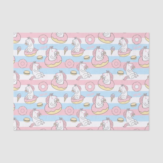 Unicorn Pattern  Tissue Paper (Front)