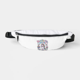 Unicorn Peace Love Pose Unicorn White Background S Fanny Pack