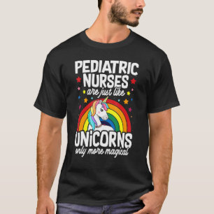 Unicorn Pediatric RN Nursing Oncology Peds Nurse N T-Shirt