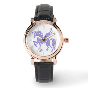 Unicorn  pegasus - Choose background color Watch
