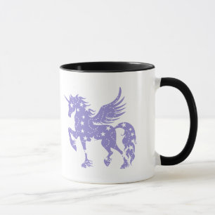 Unicorn pegasus - Choose background colour Mug