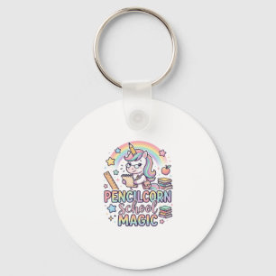 Unicorn Pencilcorn School Magic Adorable Sticker a Keychain