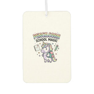 Unicorn Pencilcorn School Magic Charming Merch Des Air Freshener