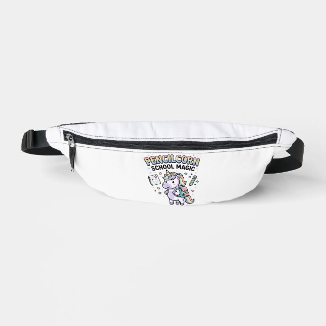 Unicorn Pencilcorn School Magic Charming Merch Des Fanny Pack (Front)
