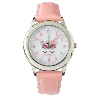 Unicorn Personalized Custom Kid's Watch