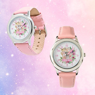 Unicorn Personalized Custom Kid's Watch