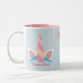 Unicorn Personnalisable Stars Horn Mug