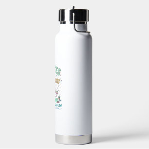 Unicorn Pilates and Pixie Dust Bold Typography T-S Water Bottle