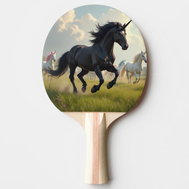 Unicorn Ping Pong Paddle (Front)