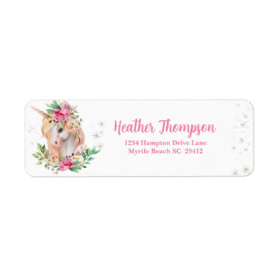 Unicorn Pink Floral  