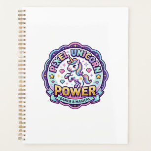 Unicorn Pixel Unicorn Power POD Ready Apparel Grap Planner