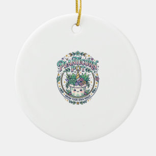 Unicorn Planticorn Pot POD Ready POD Artwork_1 Ceramic Ornament