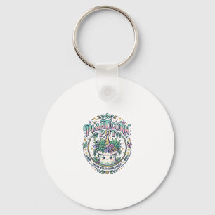 Unicorn Planticorn Pot POD Ready POD Artwork_1 Keychain