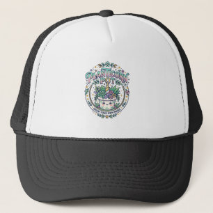 Unicorn Planticorn Pot POD Ready POD Artwork_1 Trucker Hat