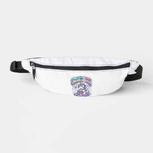 Unicorn Player One Unicorn Mode Retro Style Graphi Fanny Pack