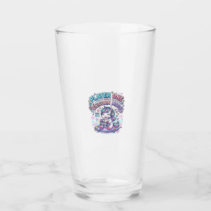 Unicorn Player One Unicorn Mode Retro Style Graphi Glass