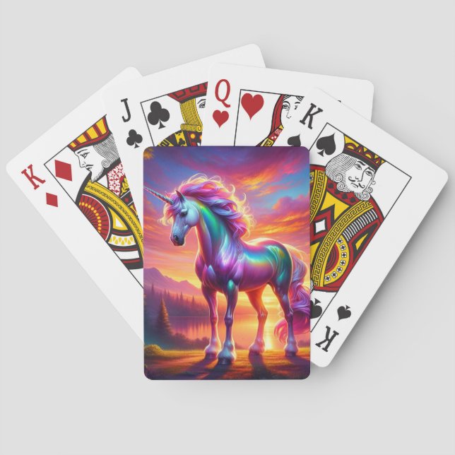 Unicorn Playing Cards (Back)