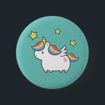 Unicorn Pony 2 Inch Round Button<br><div class="desc">Magical fun</div>