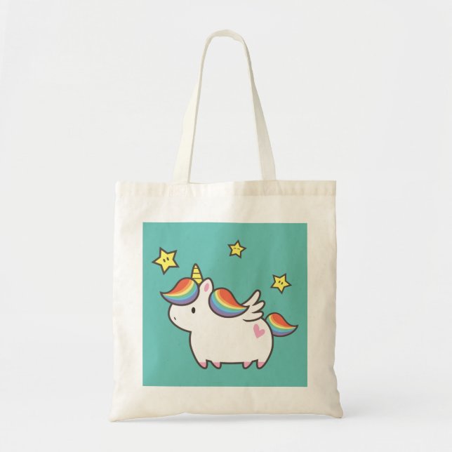 Unicorn Pony Tote Bag (Front)