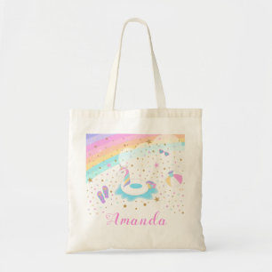 Unicorn Pool Float Tote Bag