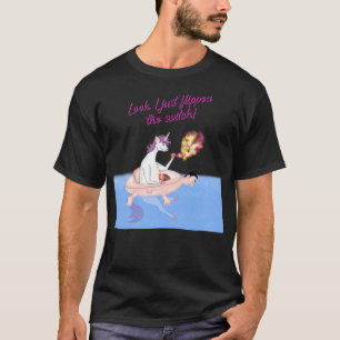 Unicorn pool hipster funny vines T-Shirt
