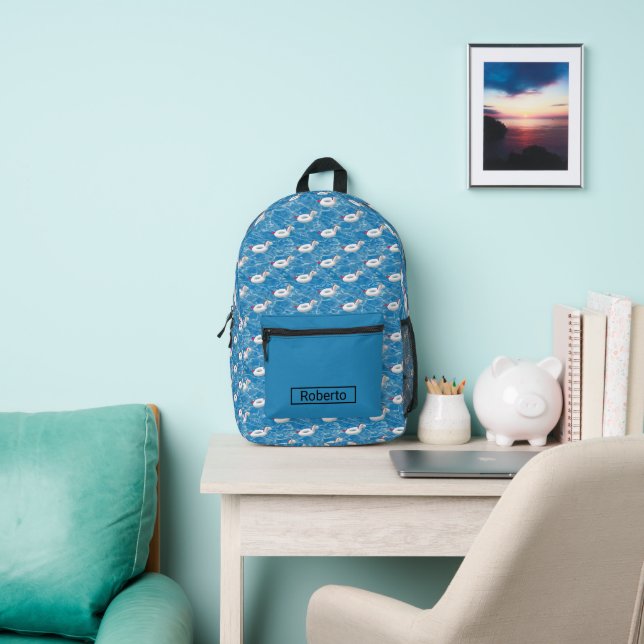 Unicorn pool toy  printed backpack (Insitu)