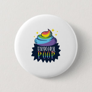 Unicorn Poop 2 Inch Round Button