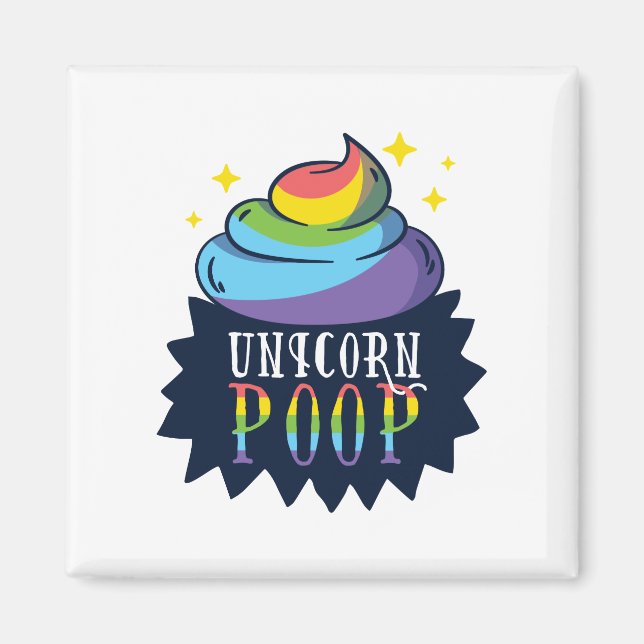 Unicorn Poop Magnet (Front)