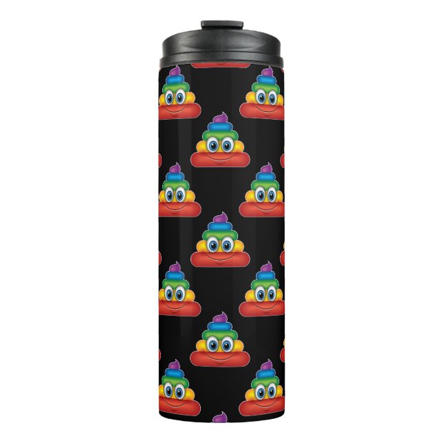 Unicorn poop thermal tumbler (Front)