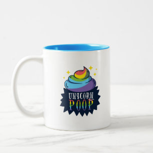 Unicorn Poop Two-Tone Coffee Mug