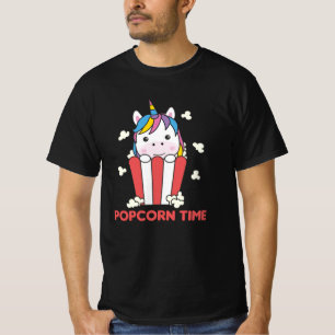 Unicorn Popcorn Whats Poppin Funny PopStar T-Shirt