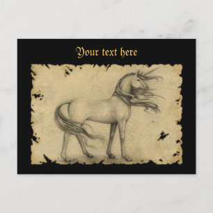Unicorn Postcard