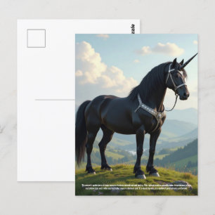 Unicorn Postcard