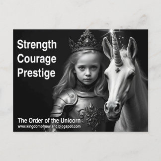 Unicorn Postcard