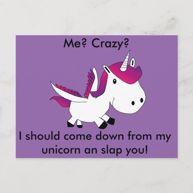 Unicorn Postcard (Front)