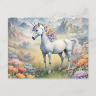 Unicorn postcard