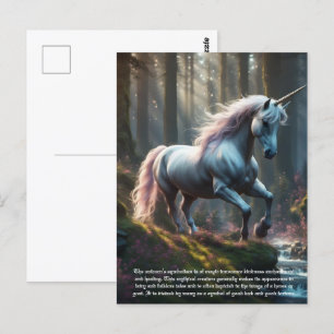 Unicorn Postcard