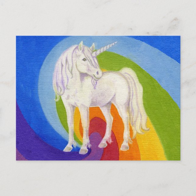 Unicorn postcard (Front)